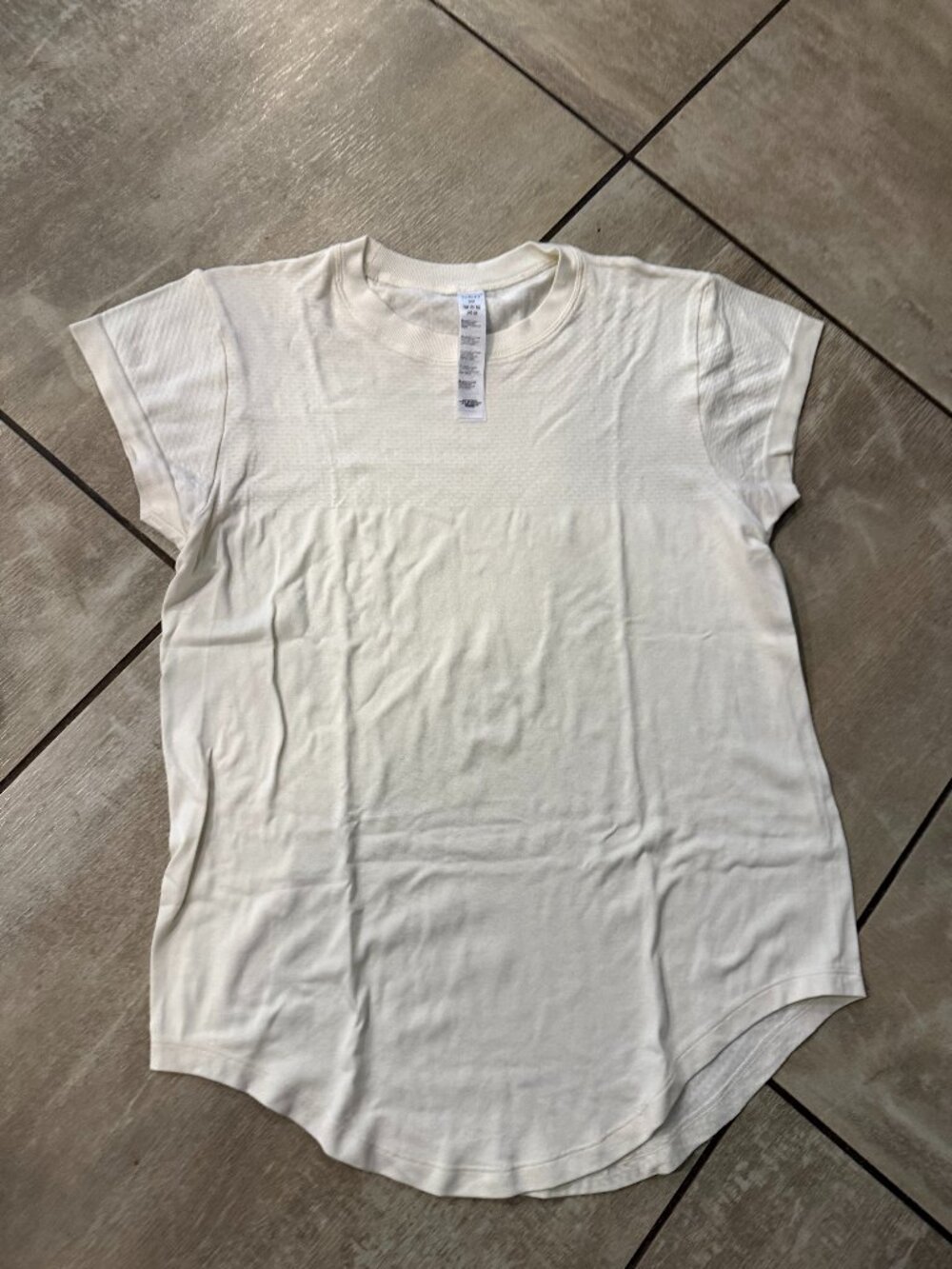 Varley Wakefield Seamless Tee Egret S/M